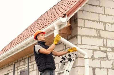 Pose et remplacement de gouttières à Boufflers
